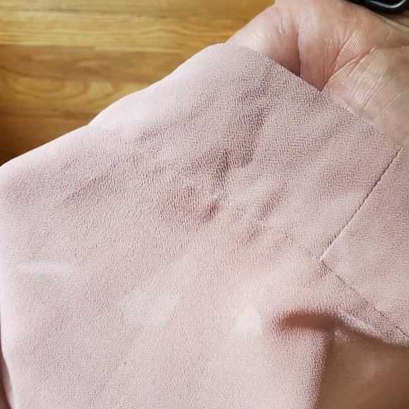 Angie Taupe/Peach Blouse w Metal embellishments. - Picture 9 of 10